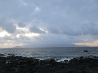 Blick von Pico auf Faial.