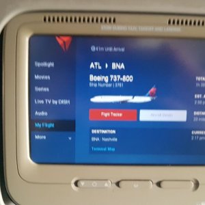 IFE mit Flugzeuginfos