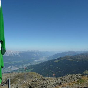 Blick von der Glungezerhütte Richtung Osten ...