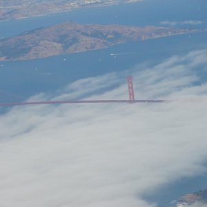 Golden Gate Bridge
vom Flieger aus