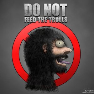 Do not feed the trolls   color by Gabrol