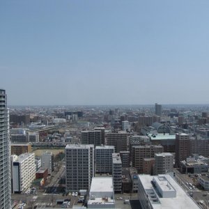 Blick über Sapporo