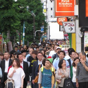 Feierabend in Tokyo
