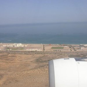 Muscat - Anflug