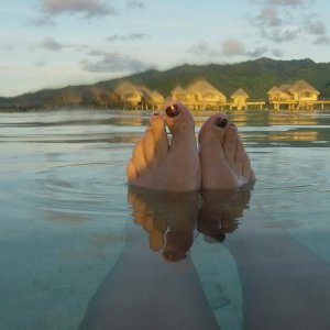 Meine FÃ¼ÃŸe und Billig Bora Bora