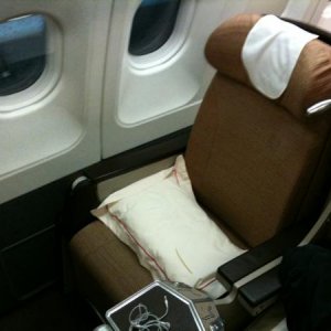 Iberia Business Class Sitz - 1L