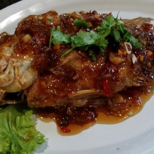 Fried Fish in Tamarind Sauce