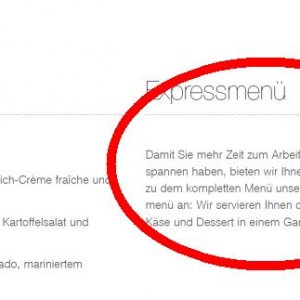 Expressmenue