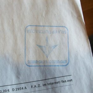 Klar und deutlich markiert.