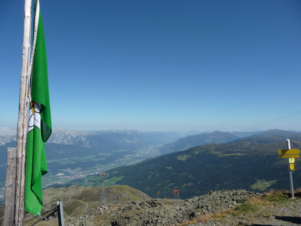 Blick von der Glungezerhütte Richtung Osten ...