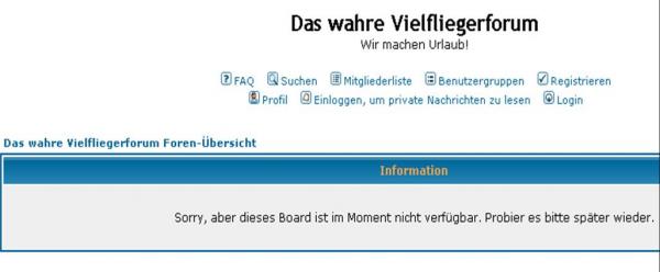 Die Deppen machen Pause