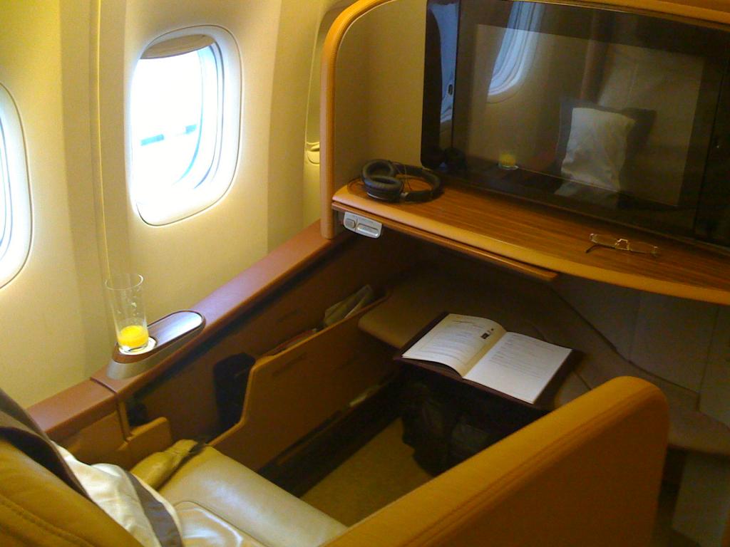 First Class Sitz B777-300ER