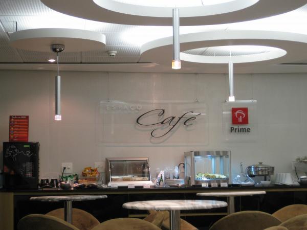 Snack-/Cafebereich AMEX Centurion Lounge T1 in GRU