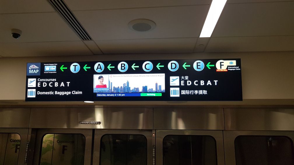 Station for the plane train
