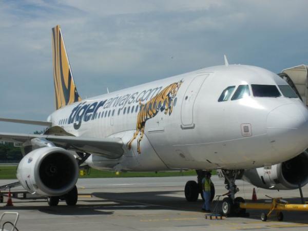 tiger airways a320 - TR2156 SIN-HKT
